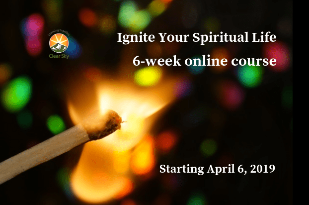 Online course banner for Ignite Your Spiritual Life