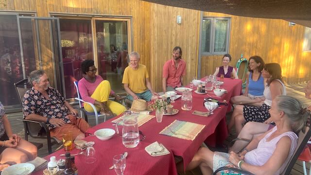 Qapel Sensei Outside Dinner Table