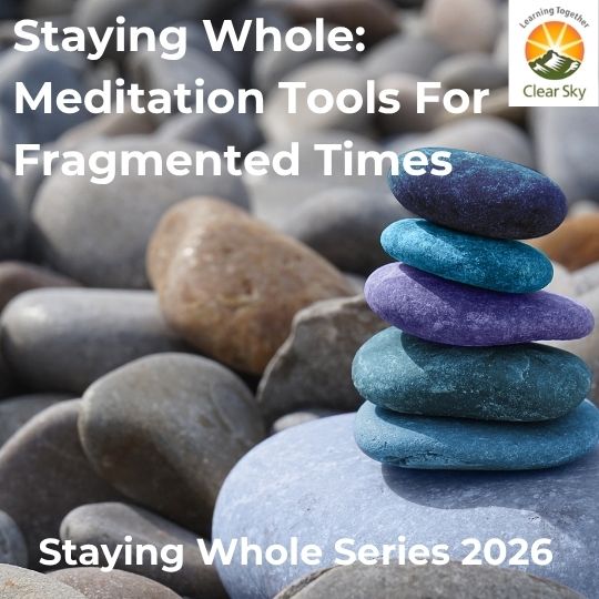 Staying Whole series 2026 - soothing balanced stones