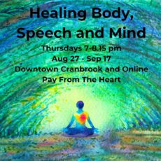 Healing Body Speech Mind